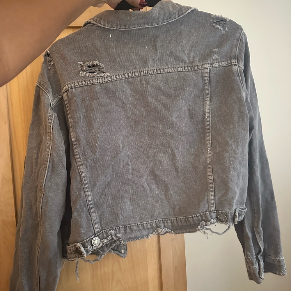 Gray Denim Jacket - image 2